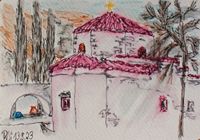 Patmos - Ehemaliges Kloster M&ouml;nchswiese_Postkarte